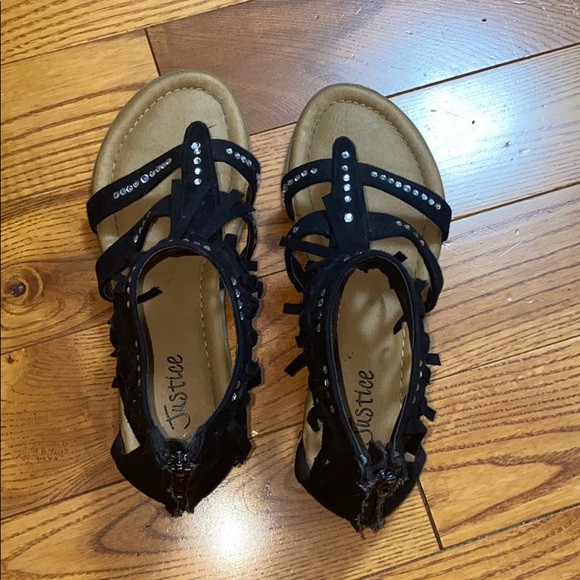Justice sandals SIZE 4 - Picture 4 of 4